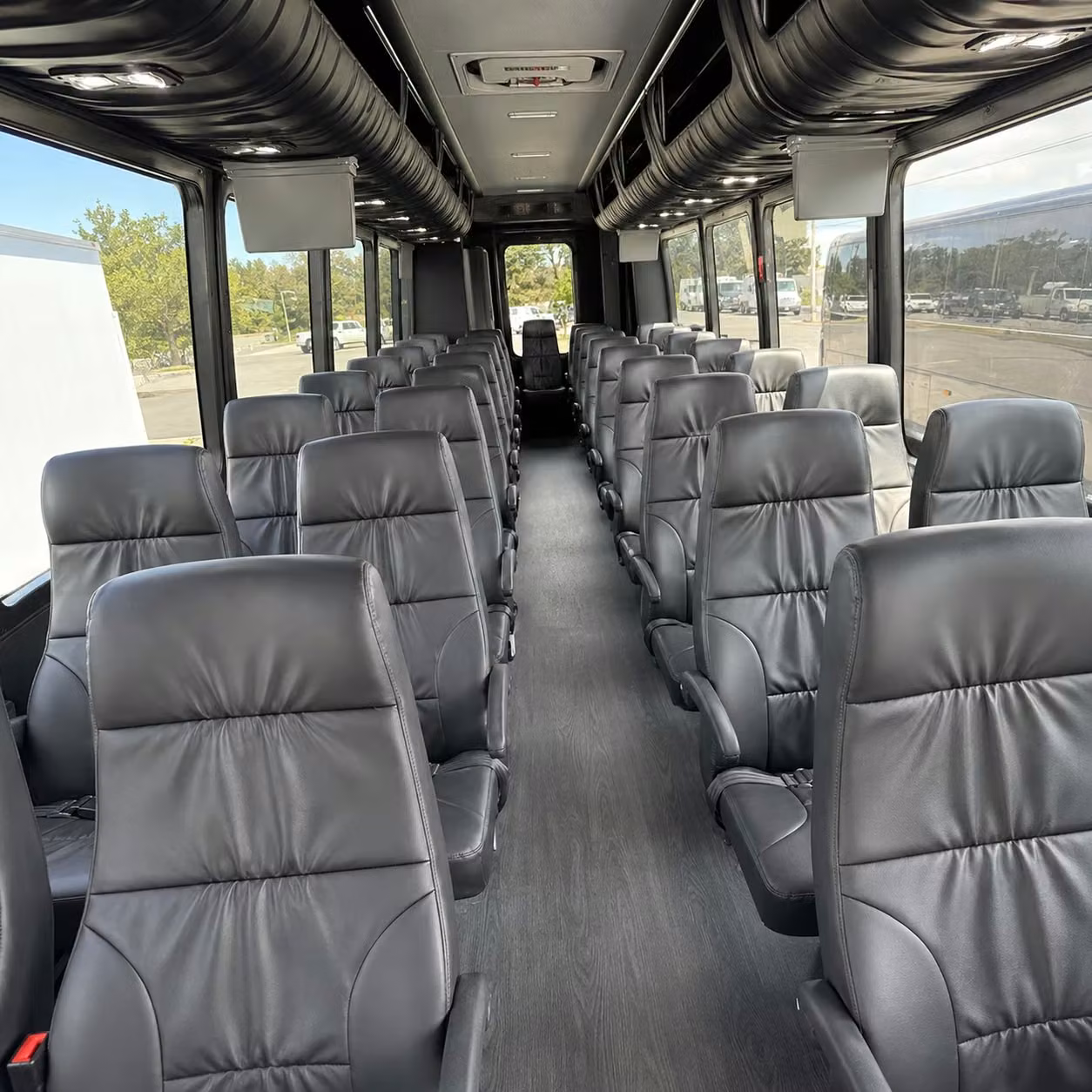 25 passenger minibus inside
