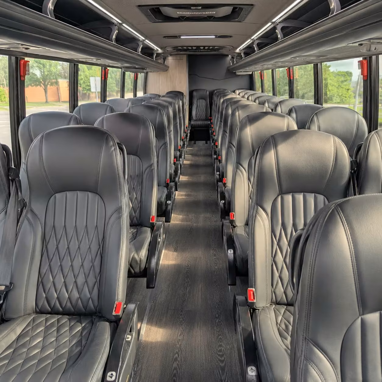 25 passenger minibus interior