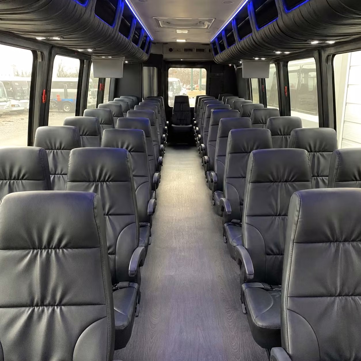30 passenger minibus interior