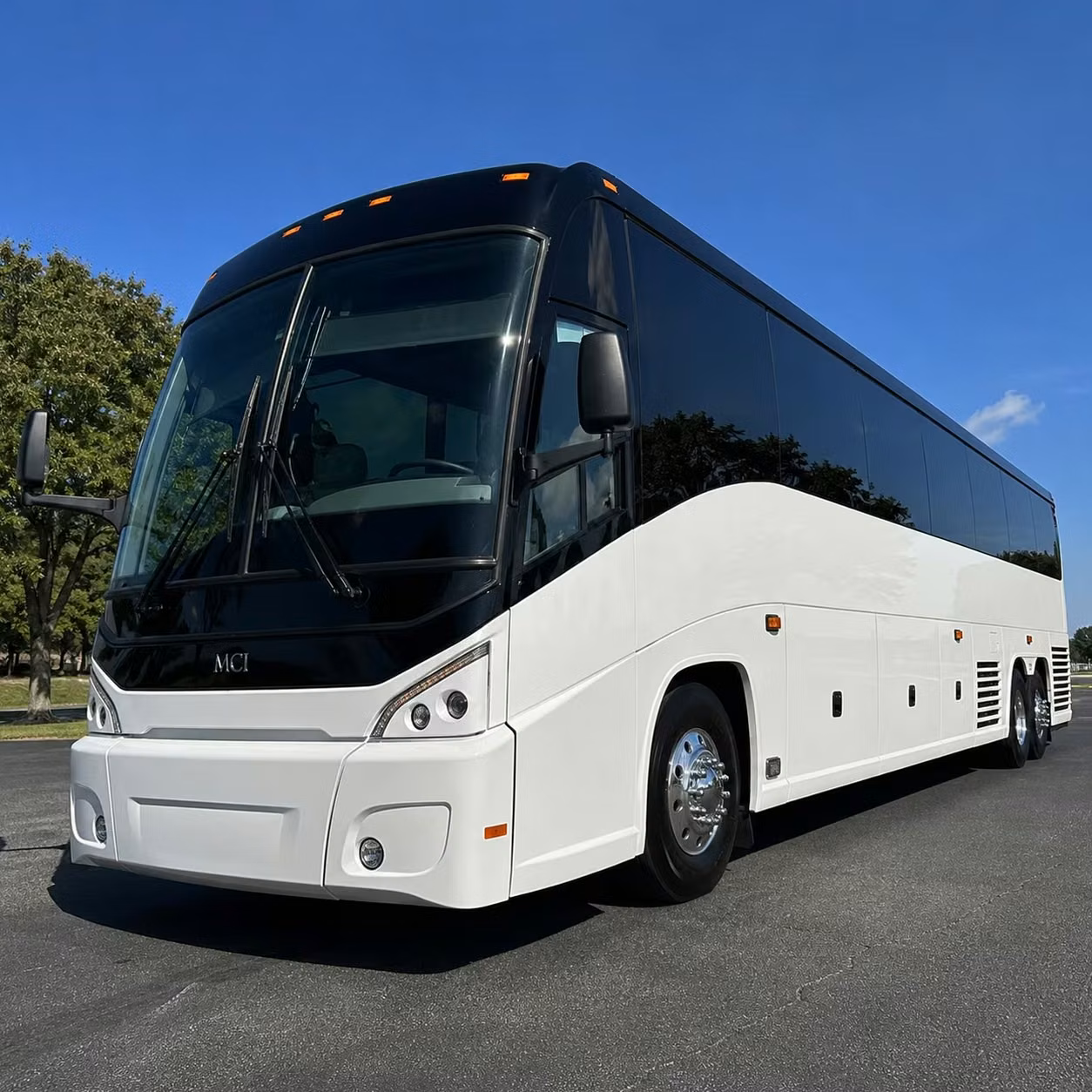 brockton charter bus rental exterior