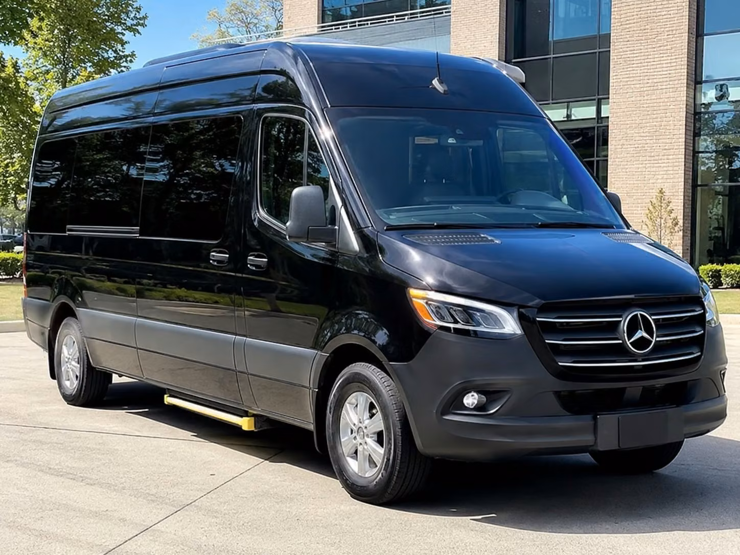 brockton sprinter van rental with driver